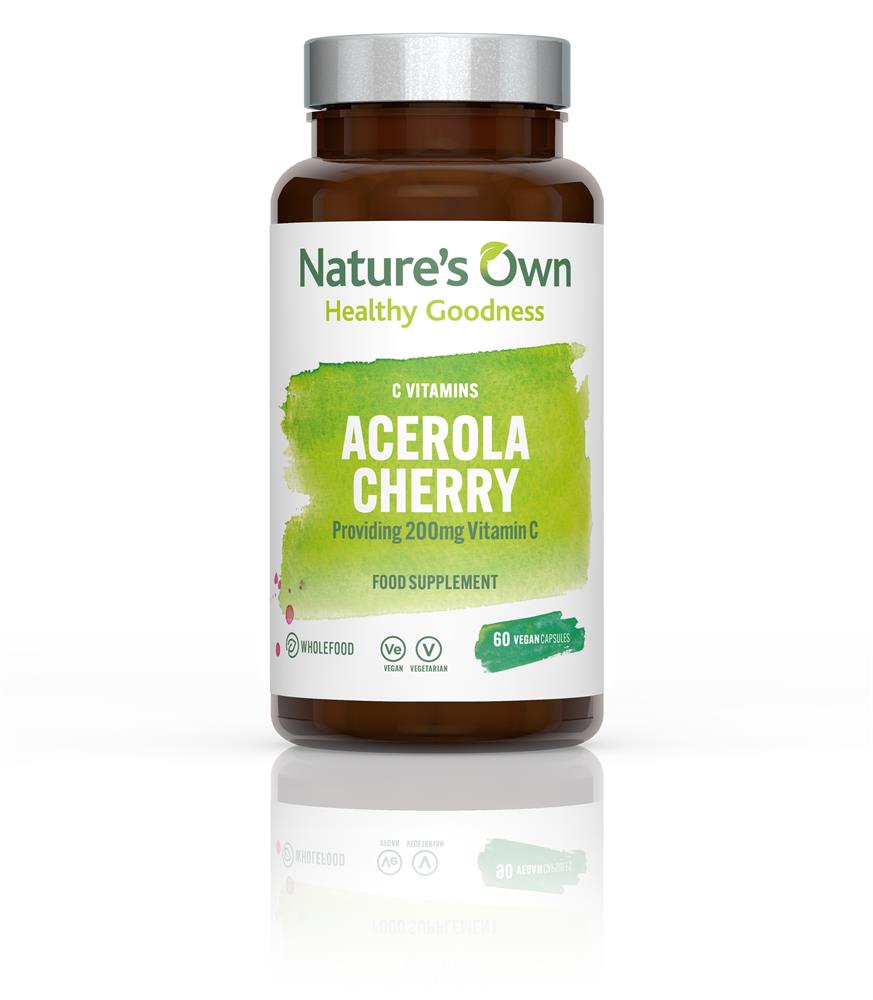 Acerola Cherry 200mg Vitamin C 60 capsules