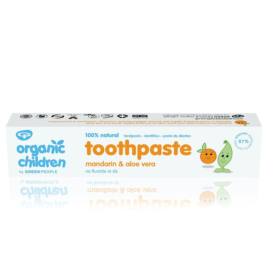 Organic Children's Toothpaste - Mandarin & Aloe Vera 50ml