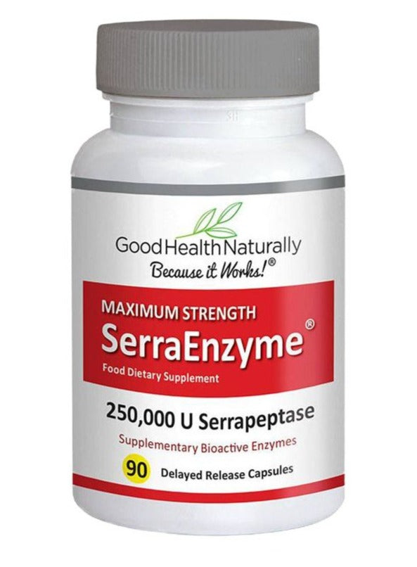 Serra Enzyme® 250,000IU Maximum Strength Serrapeptase - 90 Capsules