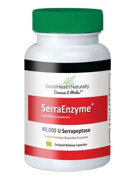 Serra Enzyme® 80,000IU - 90 Serrapeptase Capsules