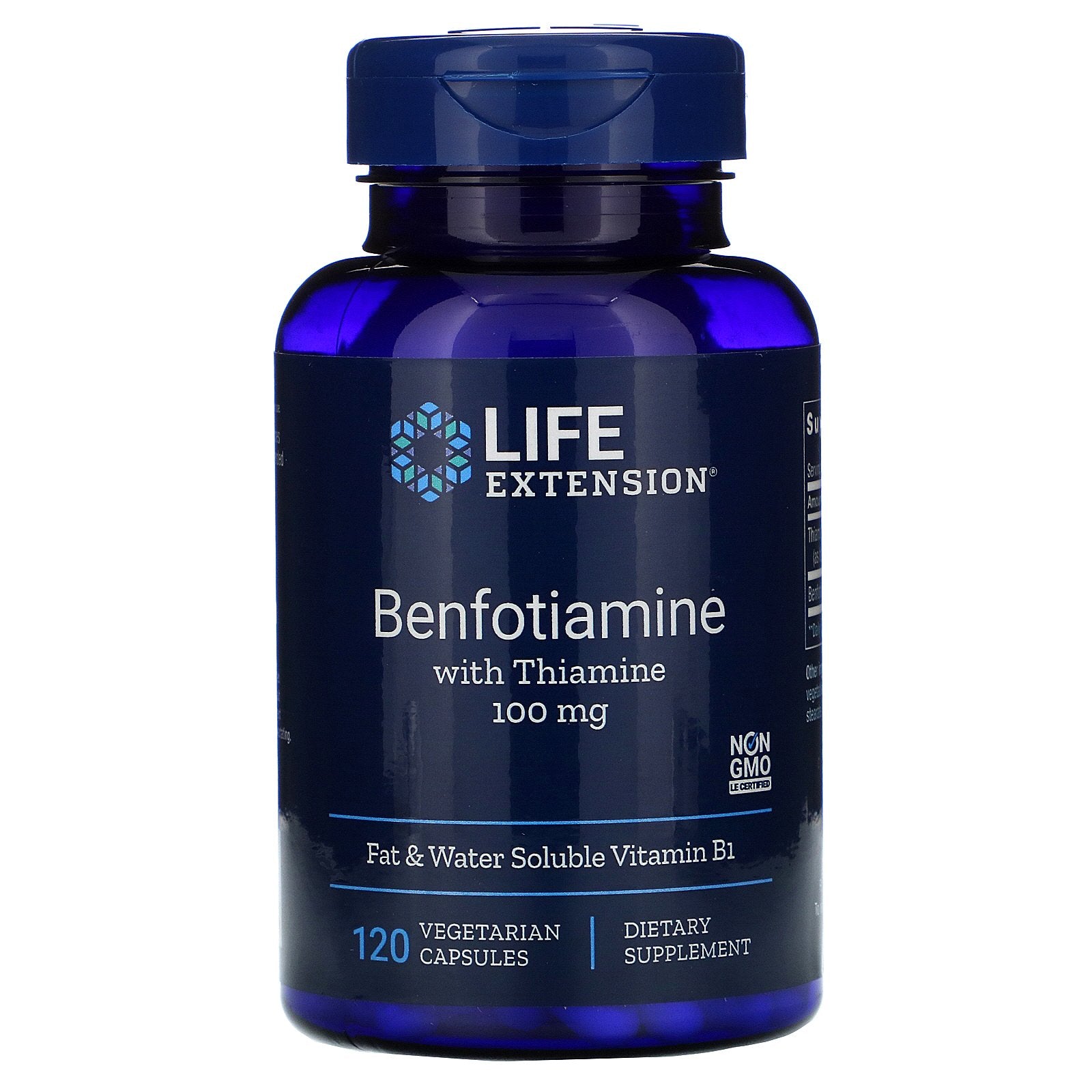 Benfotiamine with Thiamine 120 capsules