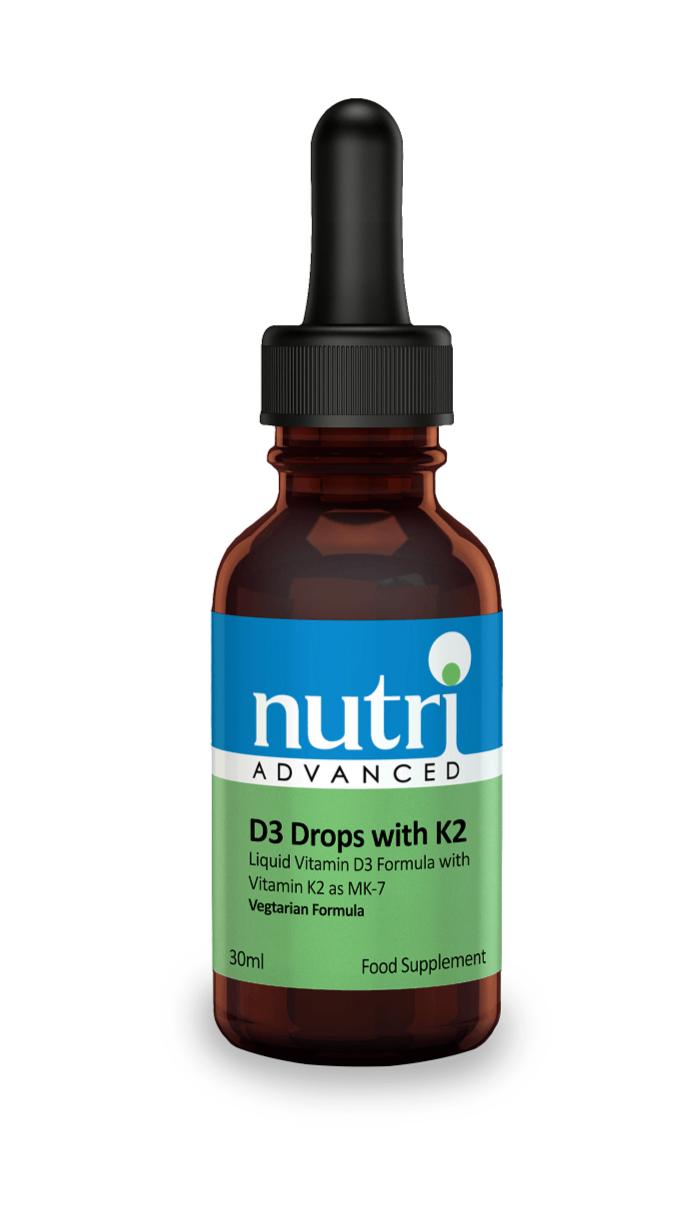 Vitamin D3 with K2 Drops in MCT Oil 30ml