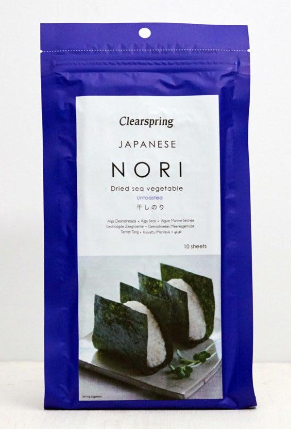 Japanese Nori - Dried Sea Vegetable (Untoasted) 25g