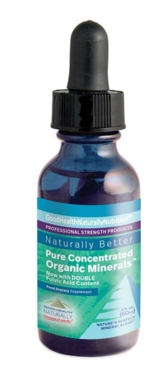 Pure Concentrated Organic Minerals with Fulvic Acid - Liquid - 60 ml