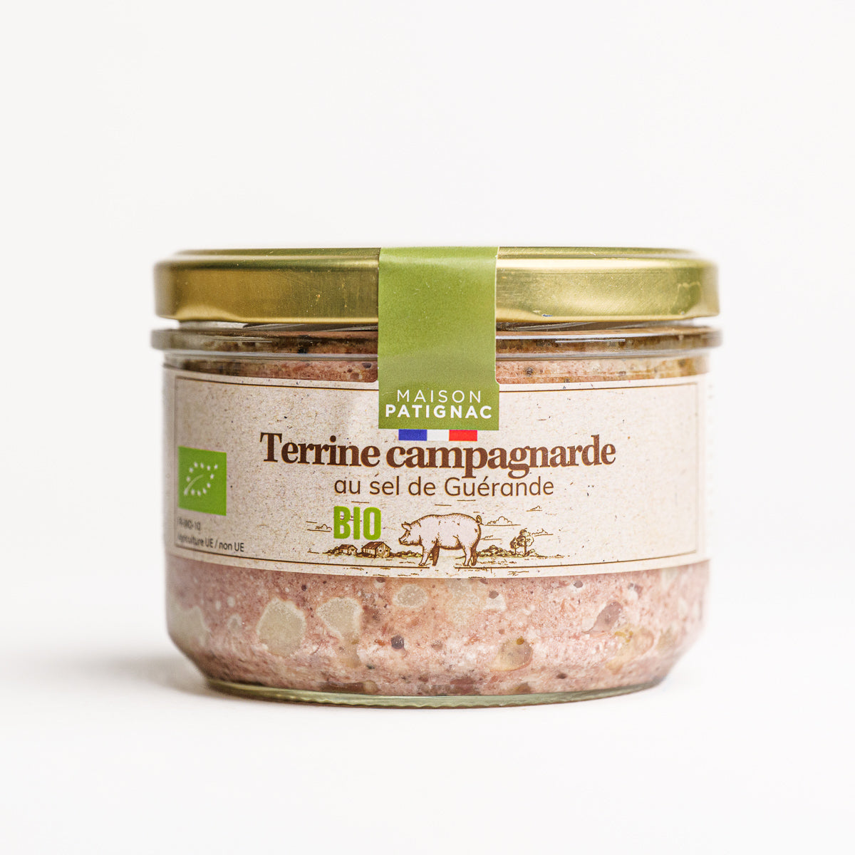 Organic Country Style Terrine with Guerande Salt - 180g
