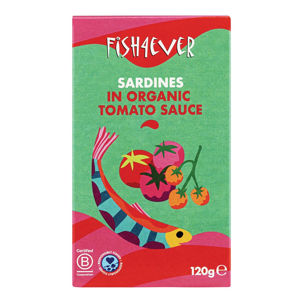 Sardines in Organic Tomato Sauce - 120 g
