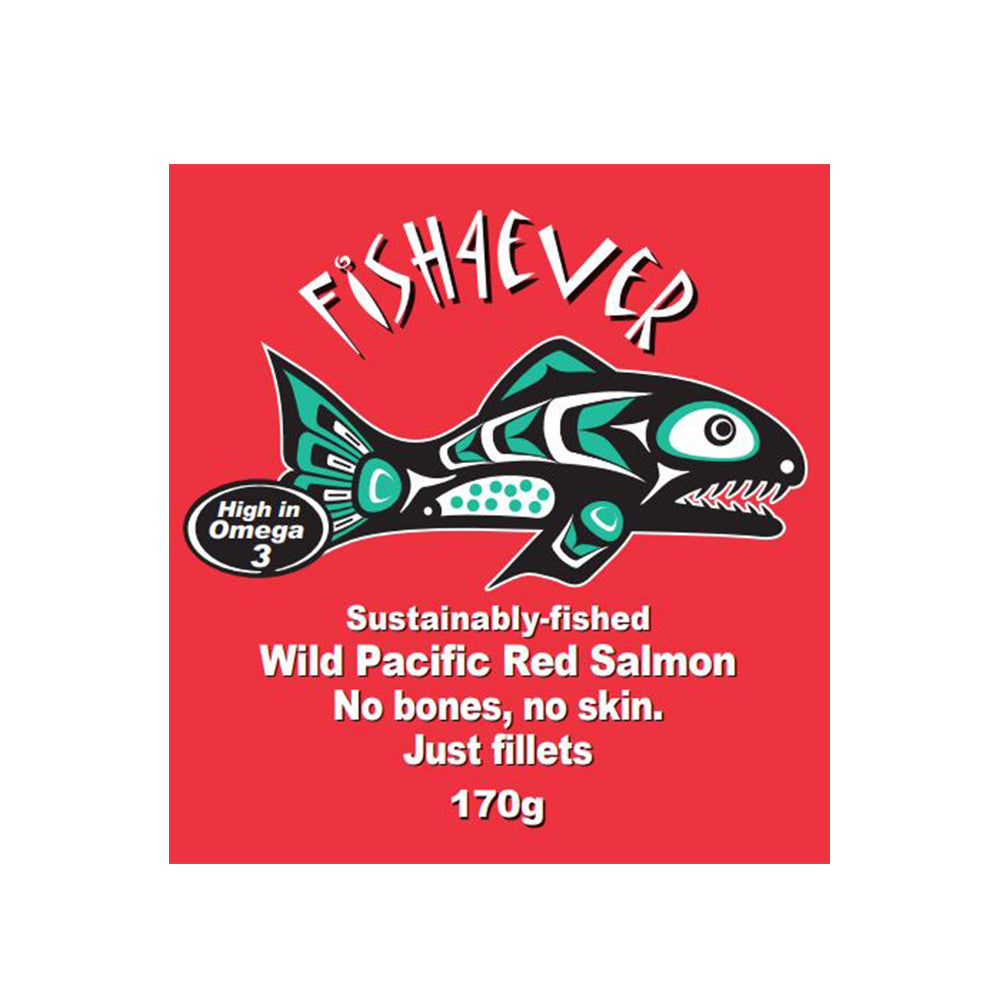 Wild Pacific Red Salmon Filleted 170g