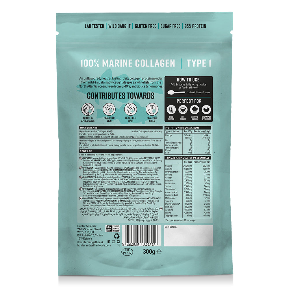 Marine Collagen Peptides Protein Powder 300g
