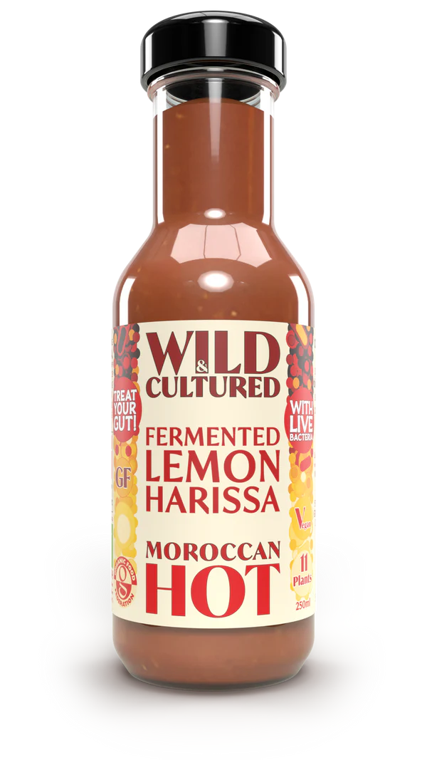 Live, Fermented Lemon Harissa  - 100% Organic Ingredients - 250ml
