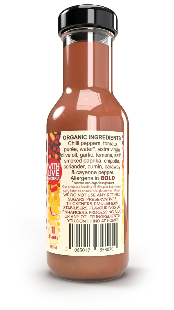 Live, Fermented Lemon Harissa  - 100% Organic Ingredients - 250ml