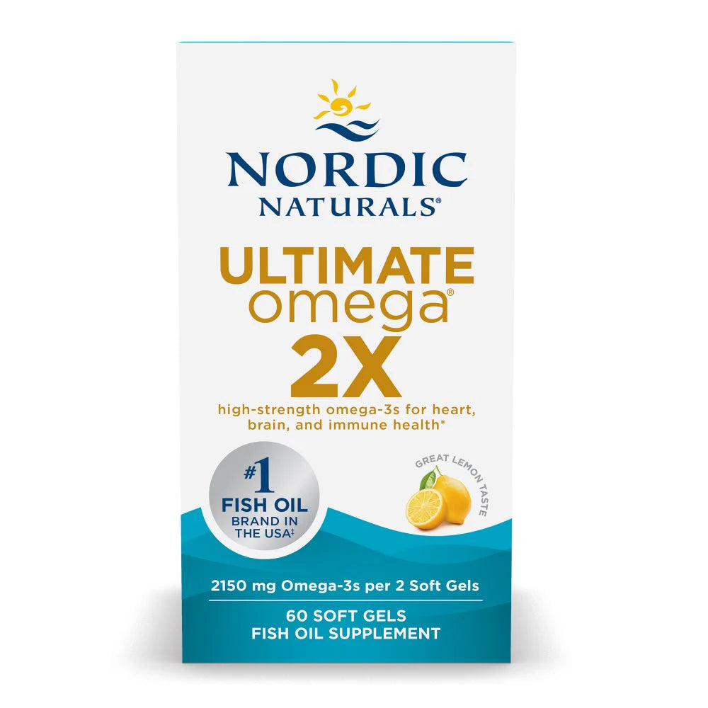 Ultimate Omega 2X - 2150mg - 60 capsules - Lemon Flavour