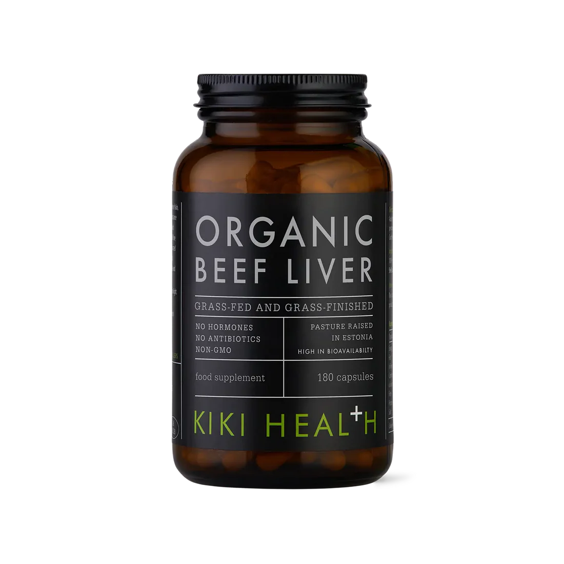 Organic Beef Liver Capsules - 180 capsules