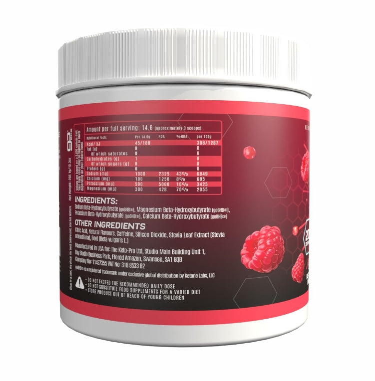 Raspberry Bomb D-BHB Exogenous Ketones