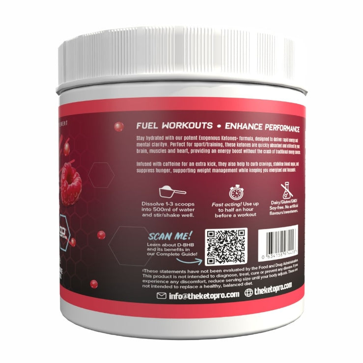 Raspberry Bomb D-BHB Exogenous Ketones
