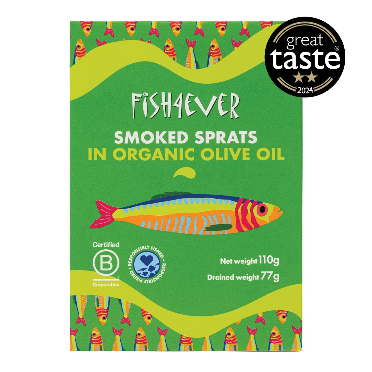 Smoked Sprats (sardines) in Extra Virgin Olive Oil 110g