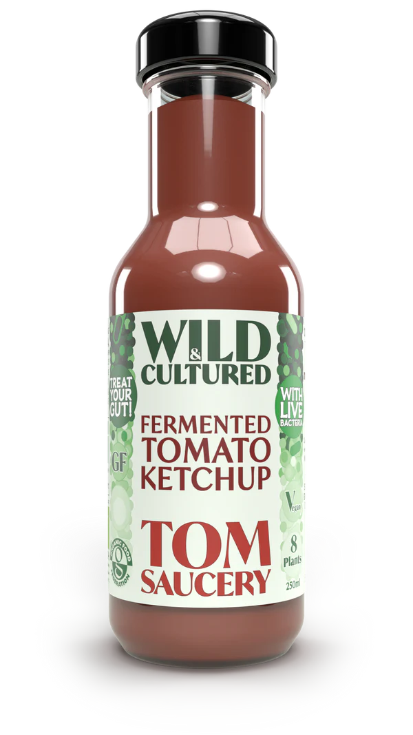 Live, Fermented TOM SAUCERY Tomato Ketchup - 250ml