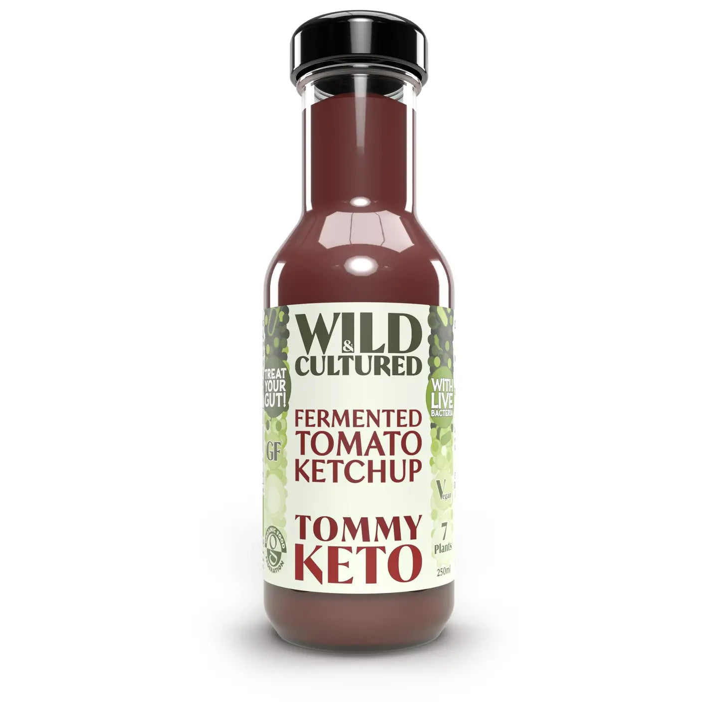 TOMMY KETO – Live, Fermented Organic Tomato Ketchup - 250ml