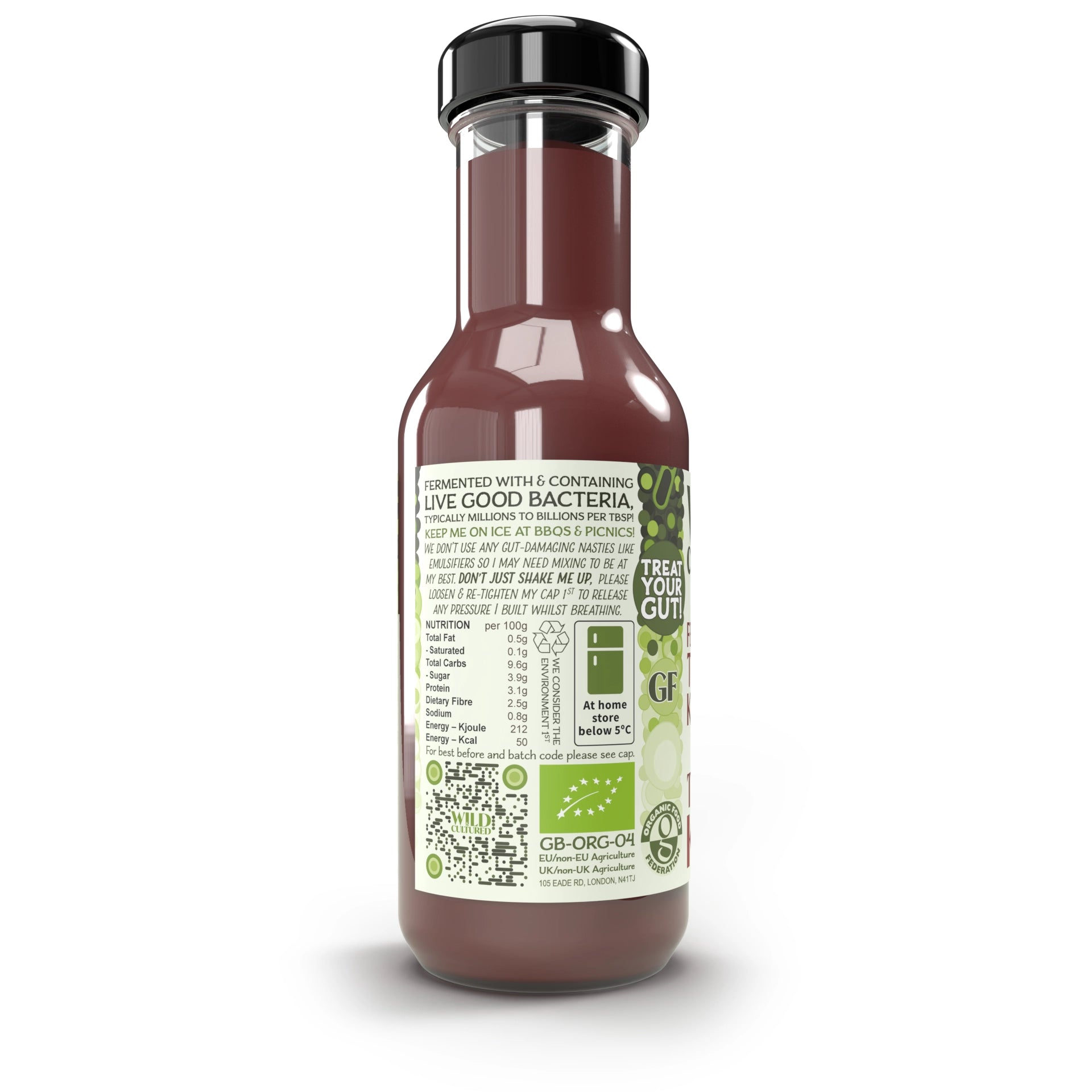 TOMMY KETO – Live, Fermented Organic Tomato Ketchup - 250ml