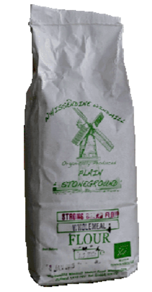 Organic Strong Wholemeal Flour - 1.5kg - no added fortification - unadulterated and natural
