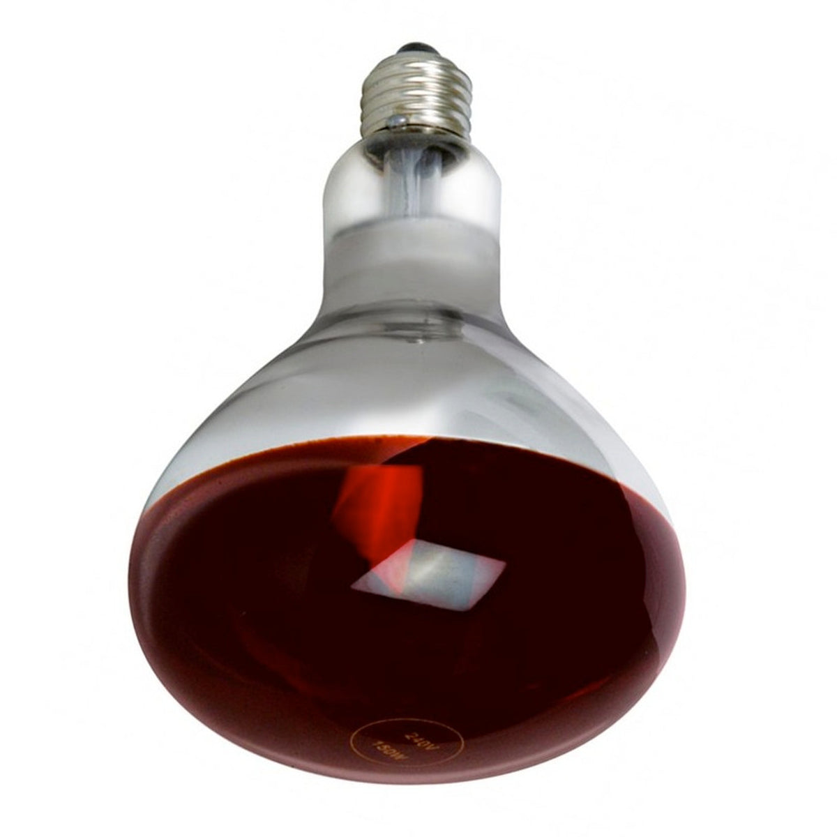 Infrared Incandescent Ruby Reflector Light Bulb - E27 Standard Screw ...