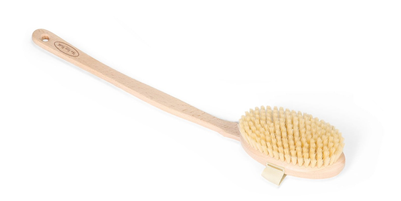 Natural Bristle Body Brush With Soft Bristles