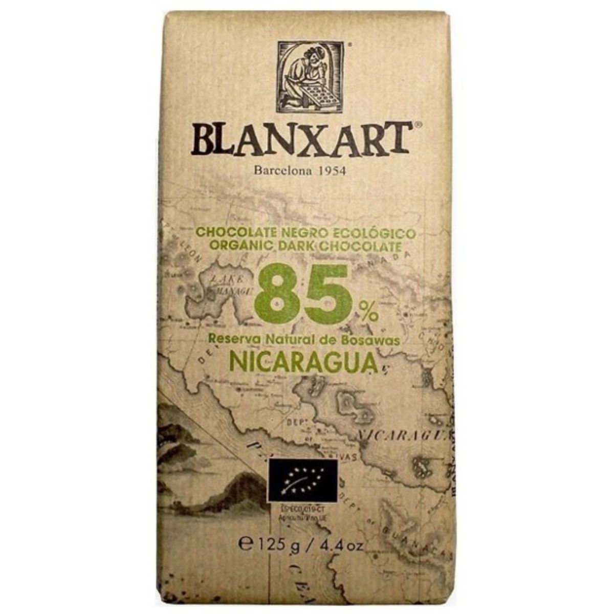 Organic 85% Dark Chocolate - Nicaragua
