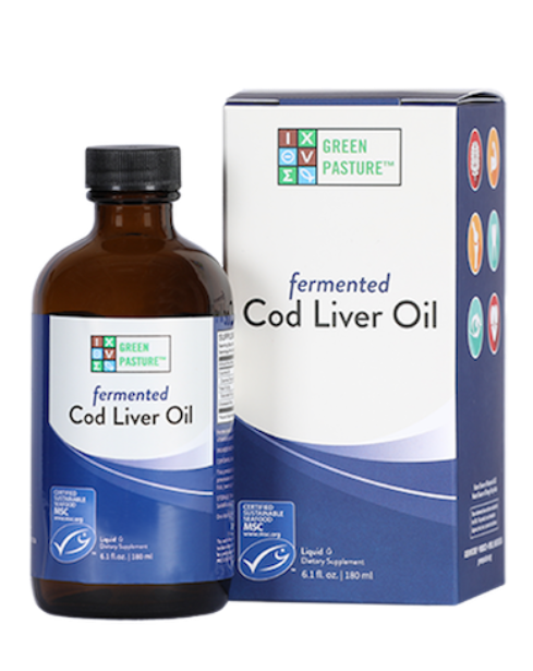 Blue Ice Fermented Cod Liver Oil Liquid 180 ml - Unflavoured