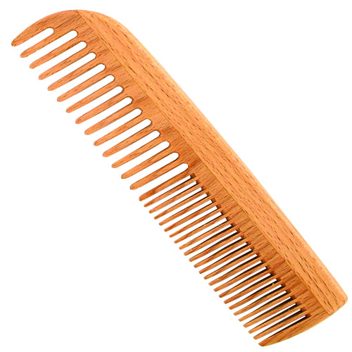 Medium Tooth Comb - Beech Wood