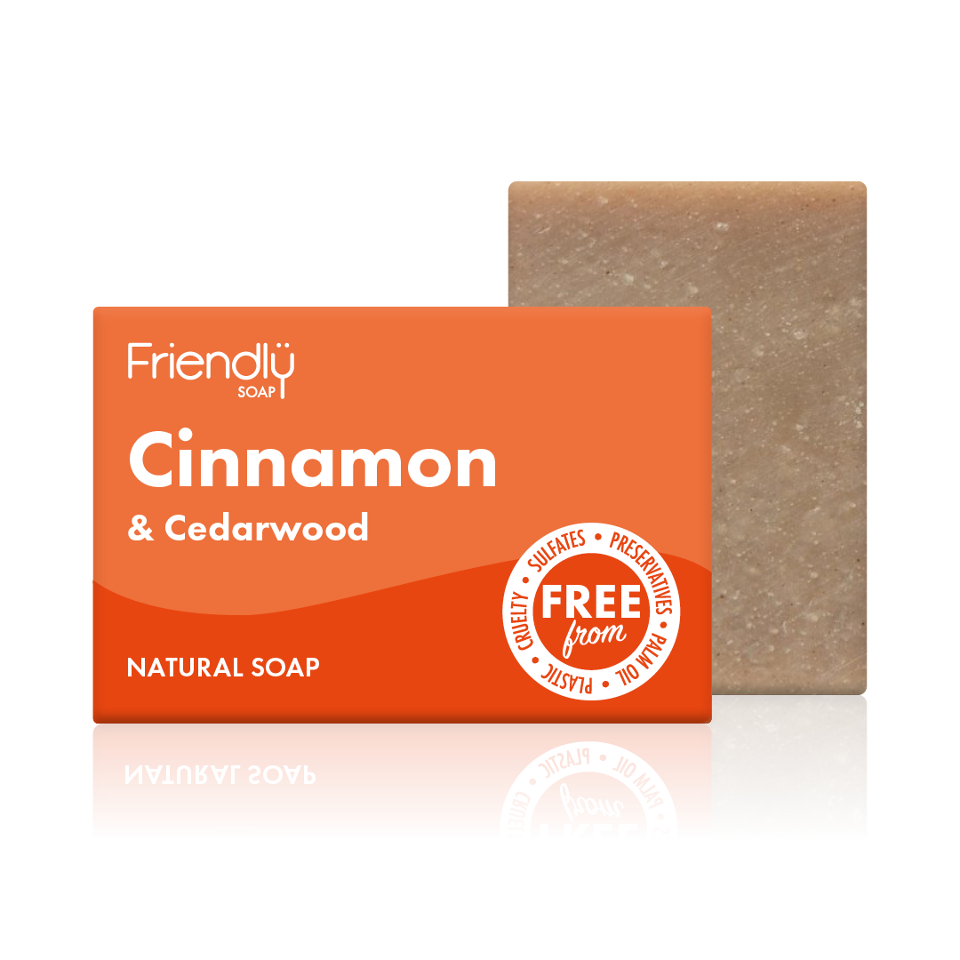 Soap - Cinnamon & Cedarwood - 95g pH 8- 9