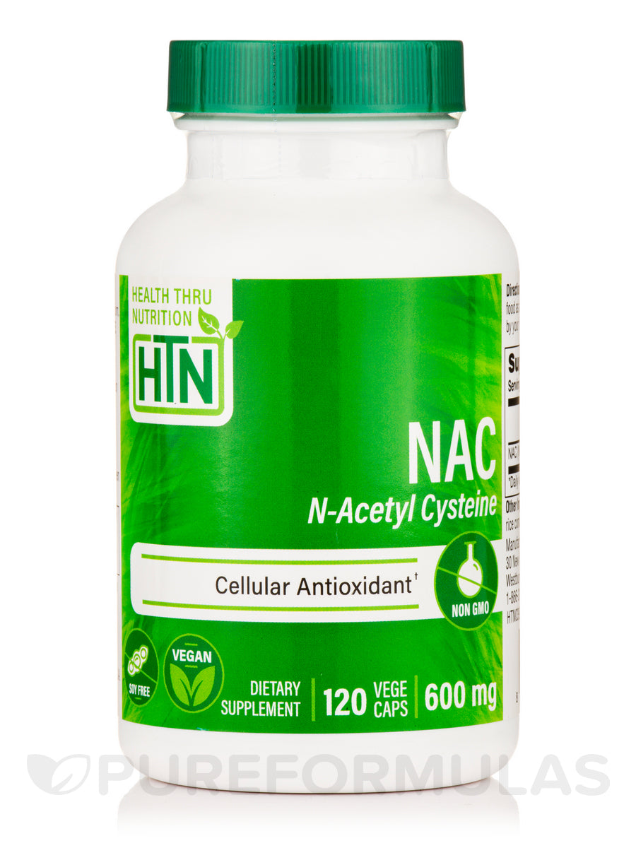 NAC  N-Acetyl Cysteine 600mg - 120 capsules