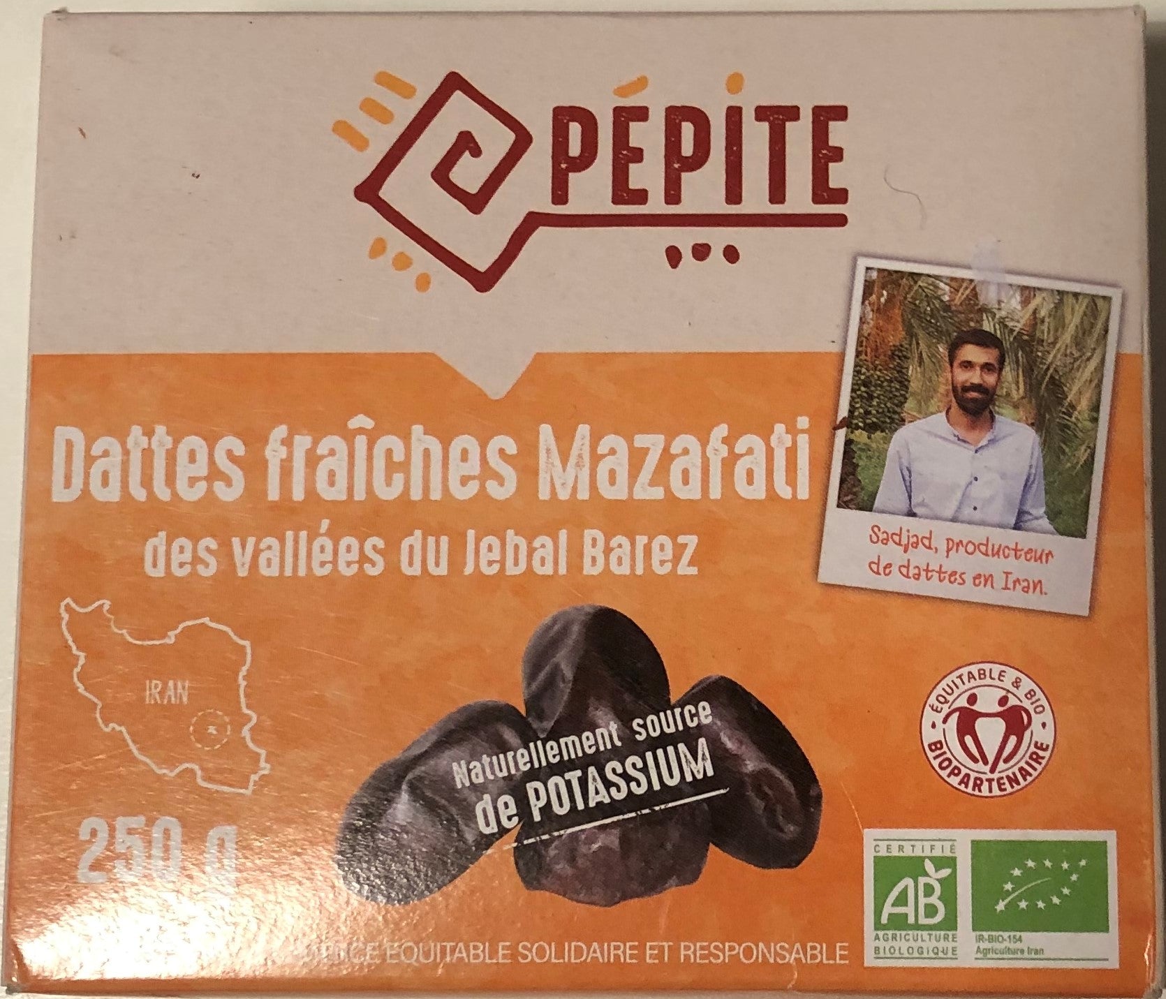 Organic Fresh Mazafati Dates - 250g