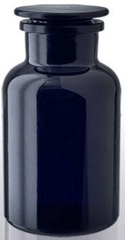 Miron Violet Glass Apothecary Jar with Glass Lid 1L