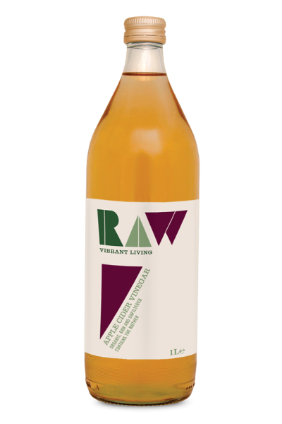Raw Organic Apple Cider Vinegar with the Mother - 1L