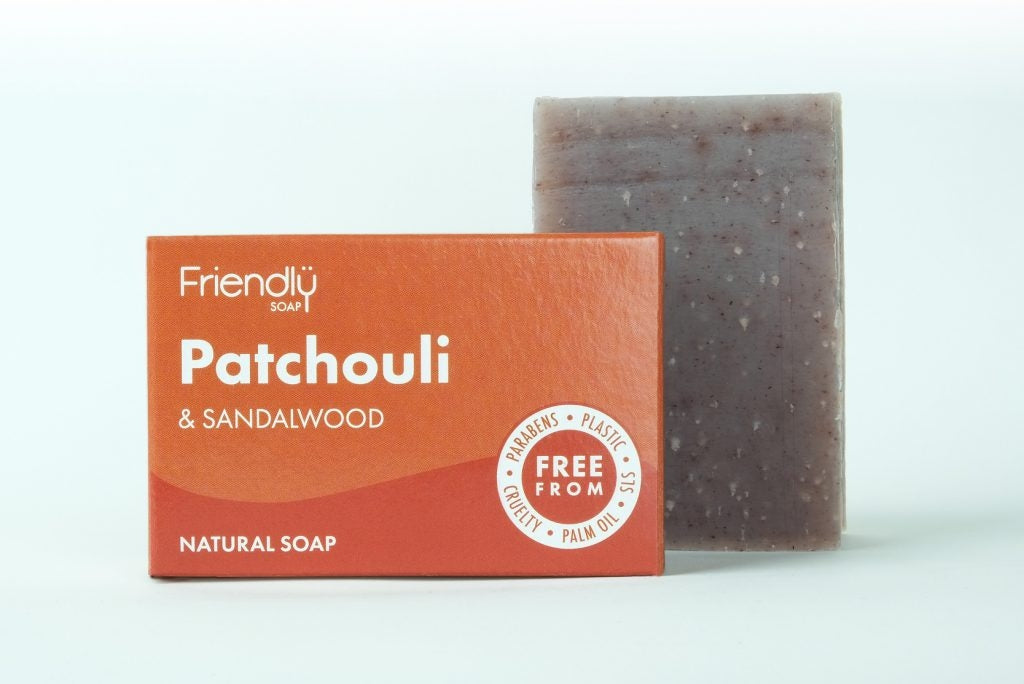 Soap - Patchouli & Sandalwood - 95g pH 8- 9