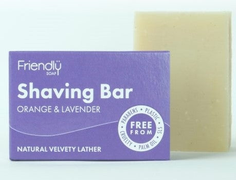 Shaving Bar - Orange & Lavender - 95g pH 8 - 9