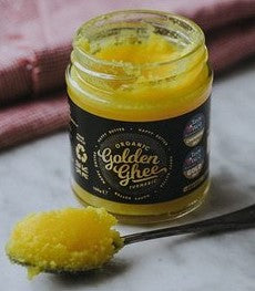 Organic Golden Ghee - Infused with Fresh Turmeric - 300g