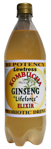 Live Kombucha - Green Tea with Ginseng 1L
