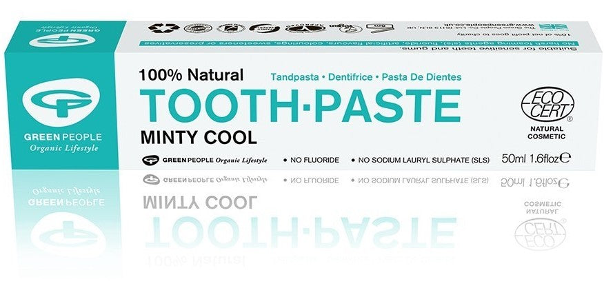 Natural Toothpaste - Minty Cool - 50ml - Organic Ingredients