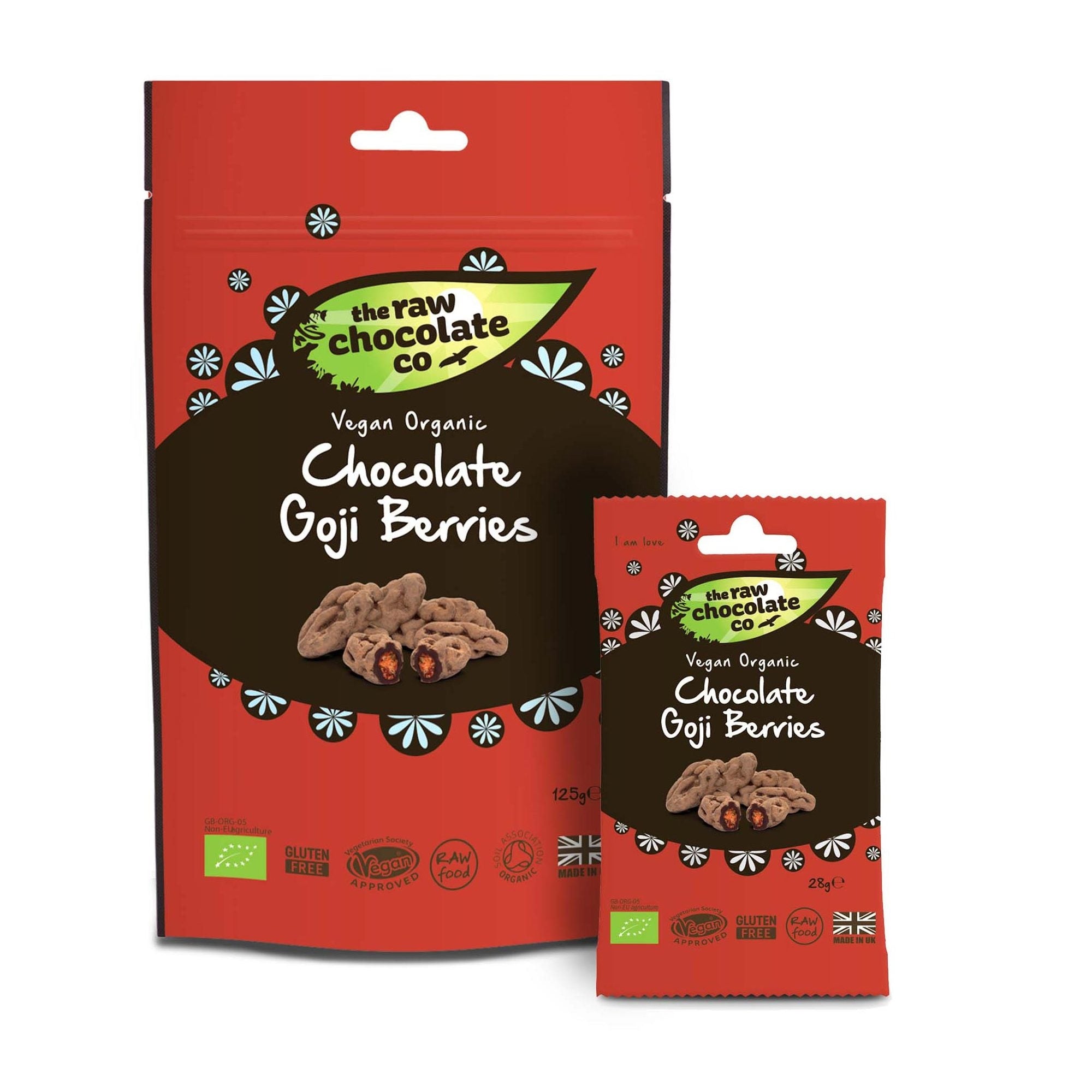 Raw Chocolate Goji Berries 28g