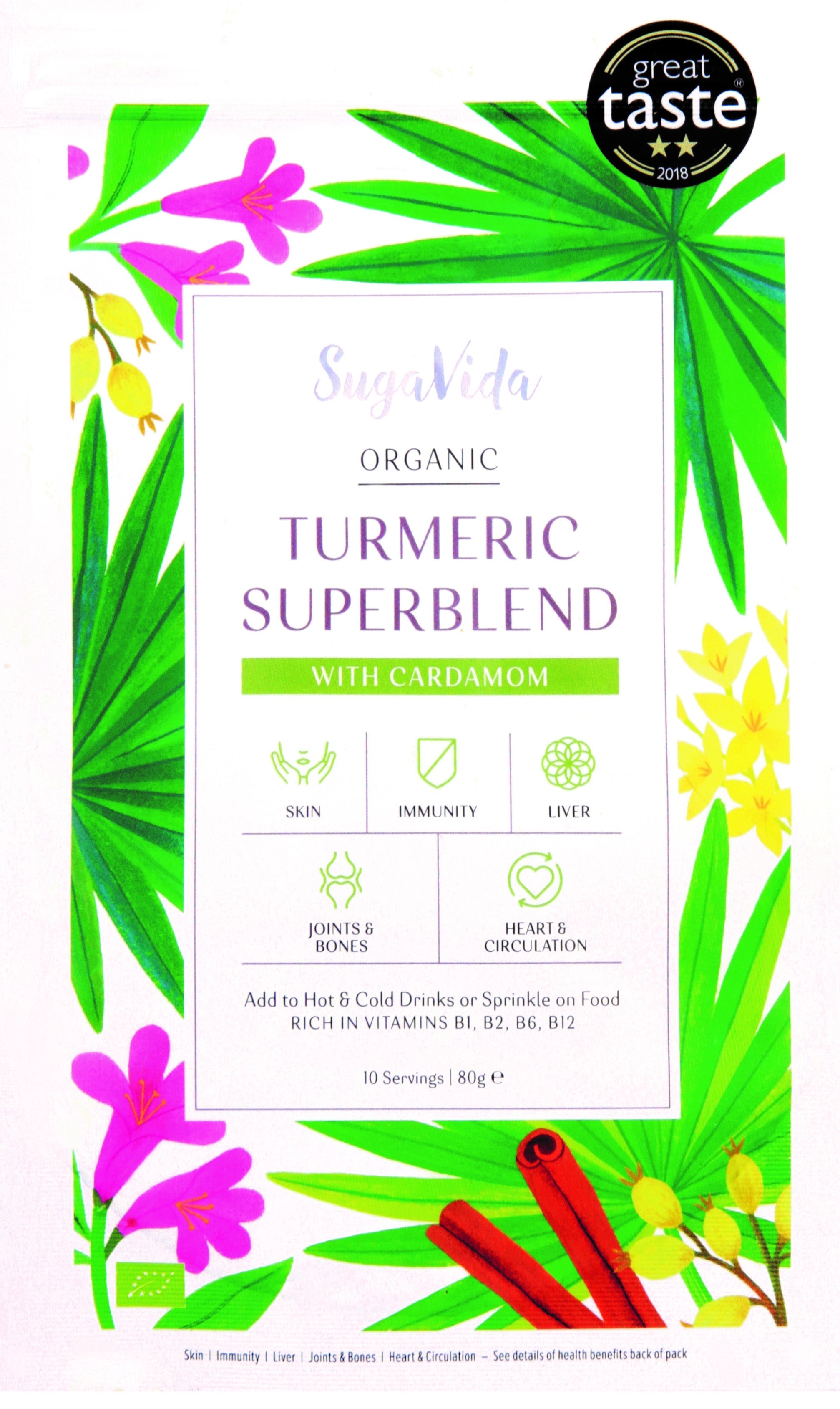 Organic Turmeric Superblend Latte with Cardamom