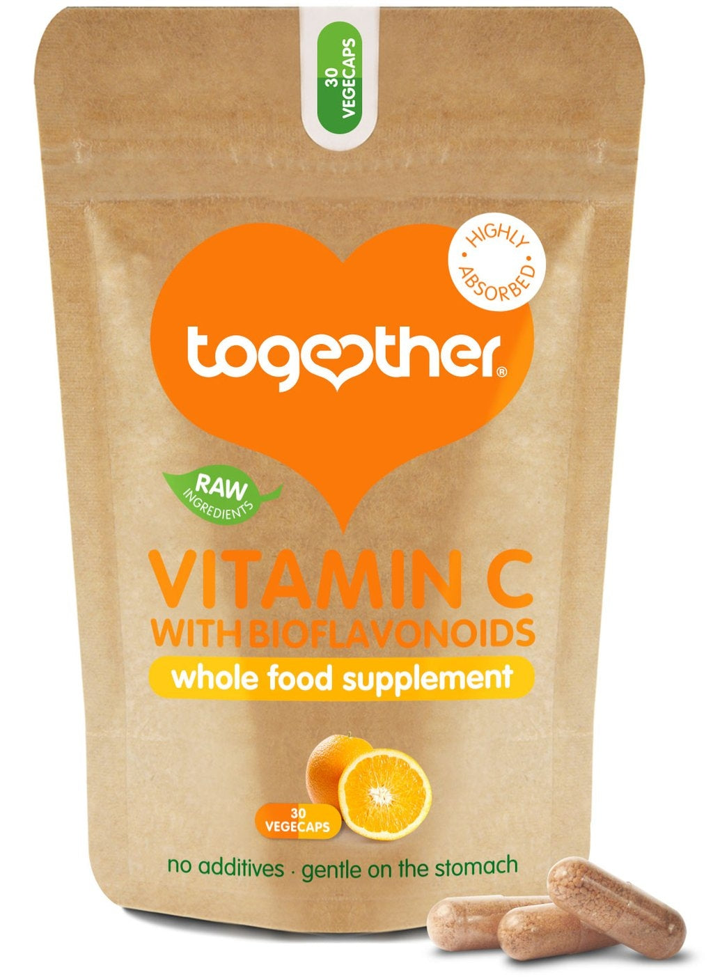 Together Vitamin C with Bioflavoniods 30 caps